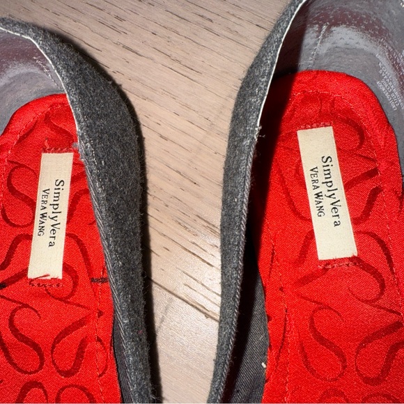 Simply Vera Vera Wang Charcoal Loafers with Beaded Tassels - Picture 5 of 9